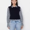 Frame-denim Muscle Tank Sweater -- Navy Women
