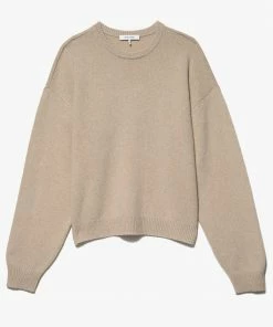 Frame-denim Ilona Perfect Crew Sweater -- Oatmeal Heather