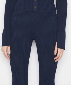 Best Sale โ Frame-denim Crop Kick Sweater Pant -- Navy ๐ 6 Frame-denim Crop Kick Sweater Pant -- Navy