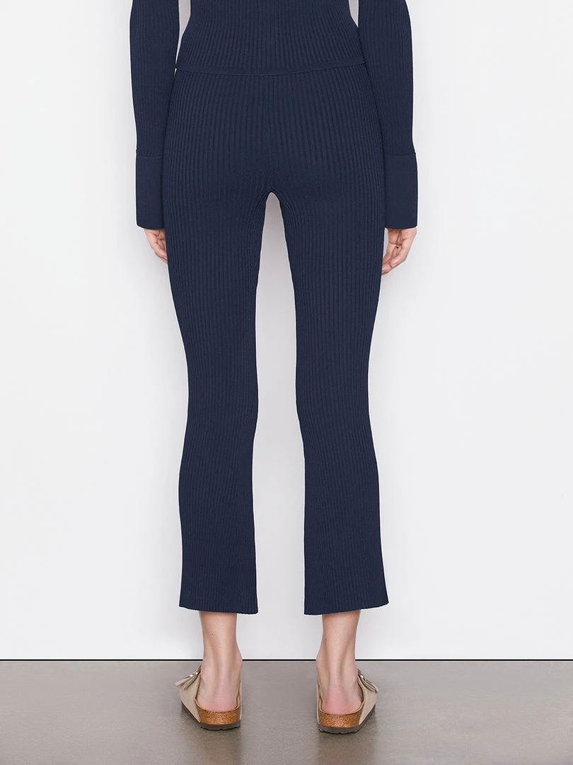 Best Sale โ Frame-denim Crop Kick Sweater Pant -- Navy ๐ 4 Frame-denim Crop Kick Sweater Pant -- Navy