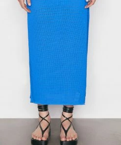 Best deal 😀 Frame-denim Crochet Midi 👗 Dress -- Provence Blue ✔️ 11 Frame-denim Crochet Midi Dress -- Provence Blue