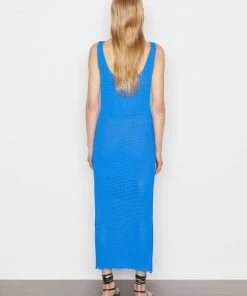 Best deal 😀 Frame-denim Crochet Midi 👗 Dress -- Provence Blue ✔️ 13 Frame-denim Crochet Midi Dress -- Provence Blue