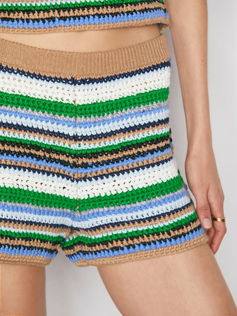 Discount โค๏ธ Frame-denim ๐ฉ Women Hand Crochet Short -- Mixed Multi ๐ 4 Frame-denim Women Hand Crochet Short -- Mixed Multi