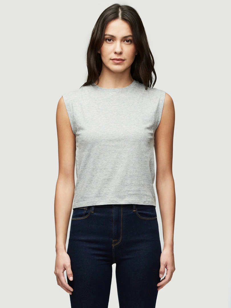 Budget π Frame-denim Le High Rise Muscle Tee -- Gris Heather βοΈ 1 Frame-denim Le High Rise Muscle Tee -- Gris Heather