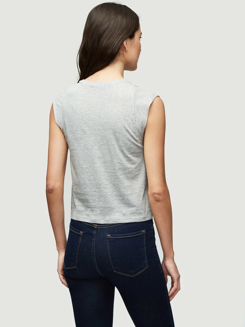 Budget π Frame-denim Le High Rise Muscle Tee -- Gris Heather βοΈ 3 Frame-denim Le High Rise Muscle Tee -- Gris Heather