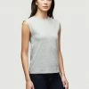Frame-denim Women Le Mid Rise Muscle Tee -- Gris Heather