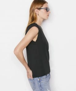 Best reviews of π Frame-denim Le Mid Rise Muscle Tee -- Noir π© Women π 10 Frame-denim Le Mid Rise Muscle Tee -- Noir Women