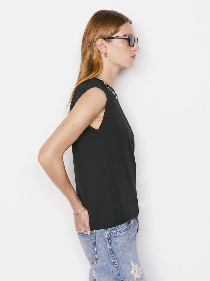 Best reviews of π Frame-denim Le Mid Rise Muscle Tee -- Noir π© Women π 5 Frame-denim Le Mid Rise Muscle Tee -- Noir Women