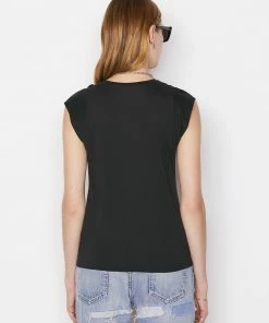 Best reviews of π Frame-denim Le Mid Rise Muscle Tee -- Noir π© Women π 9 Frame-denim Le Mid Rise Muscle Tee -- Noir Women