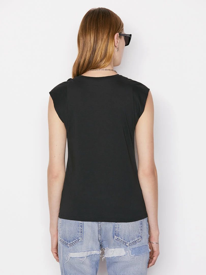 Best reviews of π Frame-denim Le Mid Rise Muscle Tee -- Noir π© Women π 4 Frame-denim Le Mid Rise Muscle Tee -- Noir Women