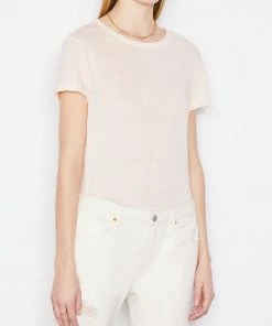 Frame-denim Clothing Easy True Tee -- Nude Pink