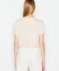 Frame-denim Clothing Easy True Tee -- Nude Pink