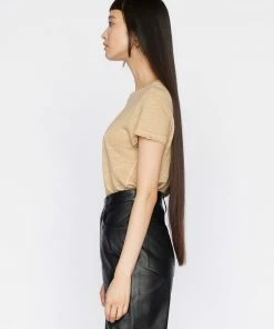 Frame-denim Easy True Tee -- Taupe Women