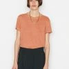 Frame-denim Easy True Tee -- Terracotta