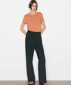 Frame-denim Easy True Tee -- Terracotta