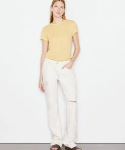 Frame-denim Easy True Tee -- Wheat