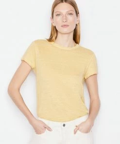 Frame-denim Easy True Tee -- Wheat