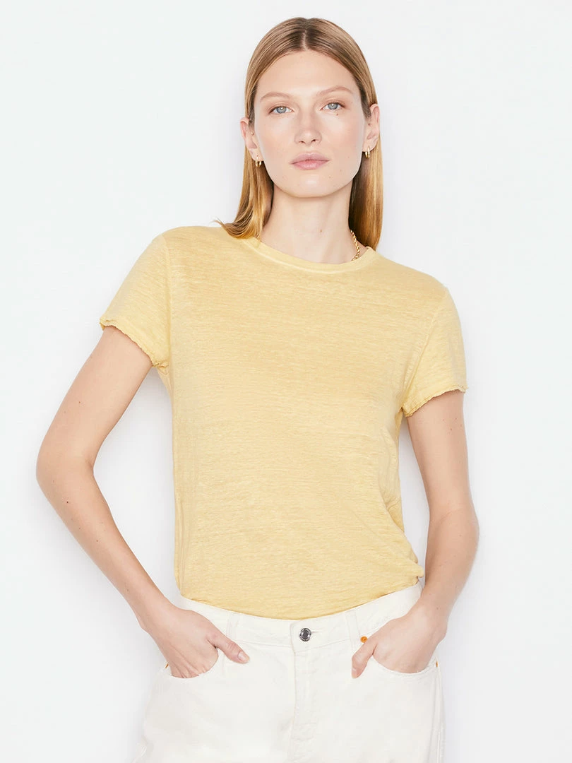Top 10 ✨ Frame-denim Easy True Tee -- Wheat ⭐ 1 Frame-denim Easy True Tee -- Wheat