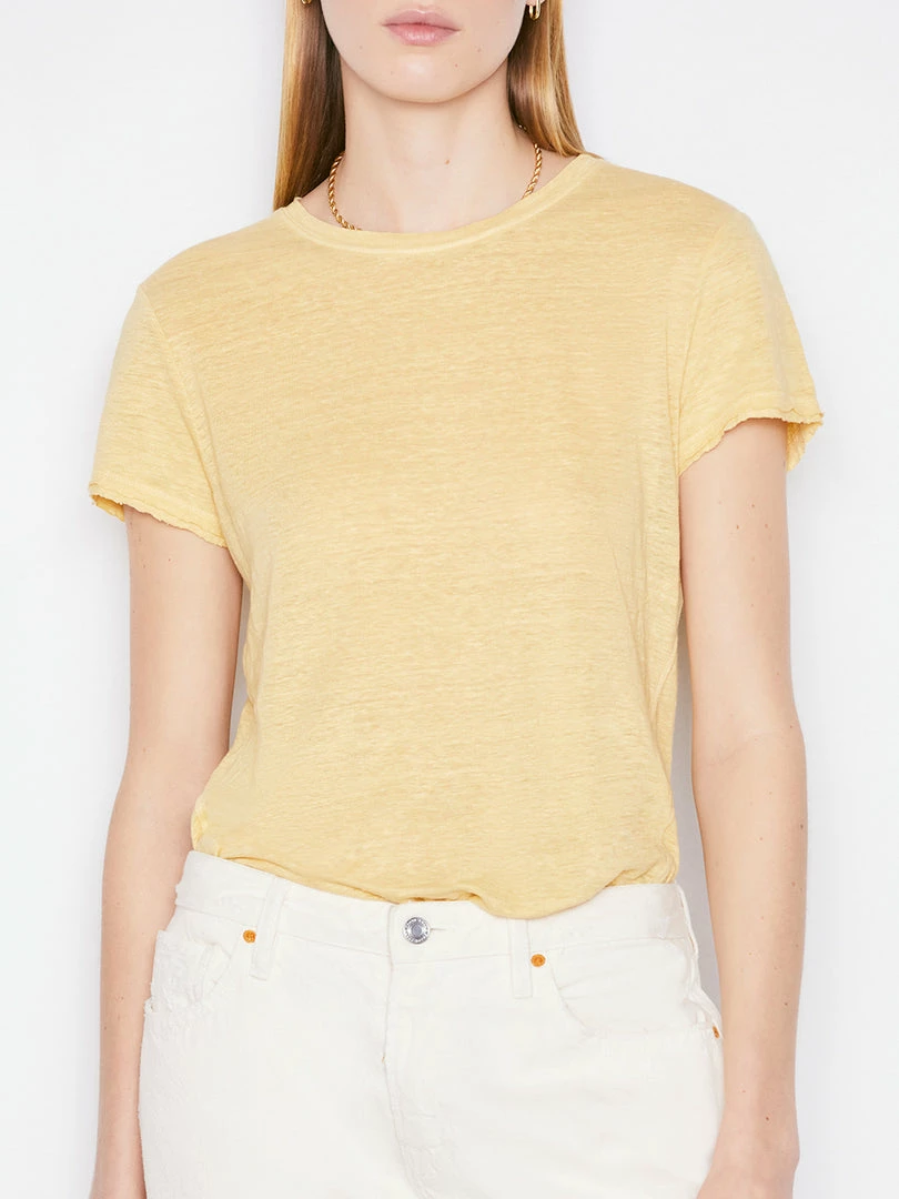 Top 10 ✨ Frame-denim Easy True Tee -- Wheat ⭐ 3 Frame-denim Easy True Tee -- Wheat