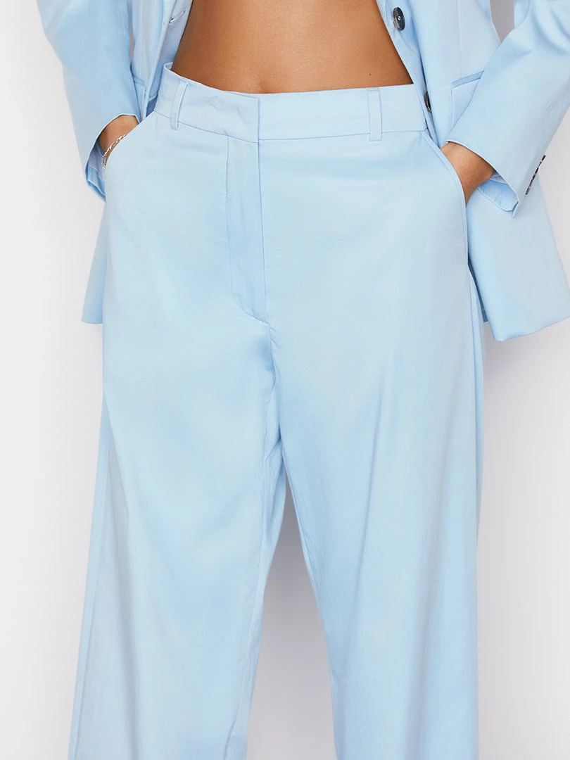 Promo ๐ Frame-denim Relaxed Straight Trouser -- Sky Blue โ๏ธ 3 Frame-denim Relaxed Straight Trouser -- Sky Blue