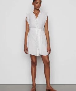 Frame-denim Lauren Dress -- Blanc