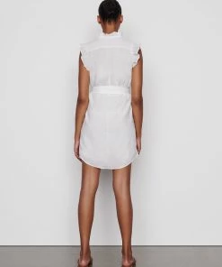 Frame-denim Lauren Dress -- Blanc