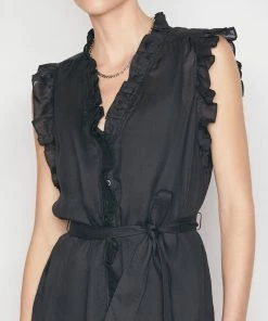 Frame-denim Lauren Dress -- Noir