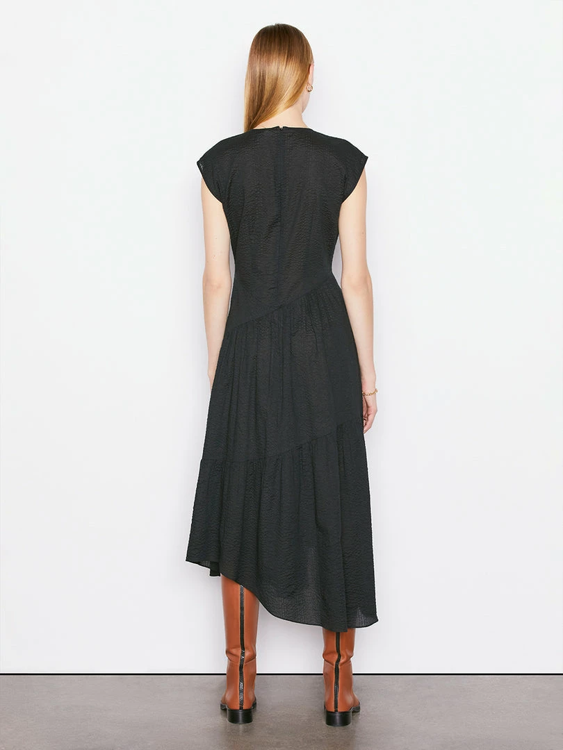 Outlet ๐ฏ Frame-denim Gathered Seam ๐ Dress -- Noir ๐ 5 Frame-denim Gathered Seam Dress -- Noir