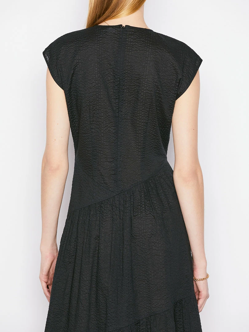 Outlet ๐ฏ Frame-denim Gathered Seam ๐ Dress -- Noir ๐ 4 Frame-denim Gathered Seam Dress -- Noir