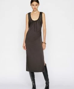 Frame-denim Cinch Front U-Neck Dress -- Americano Women