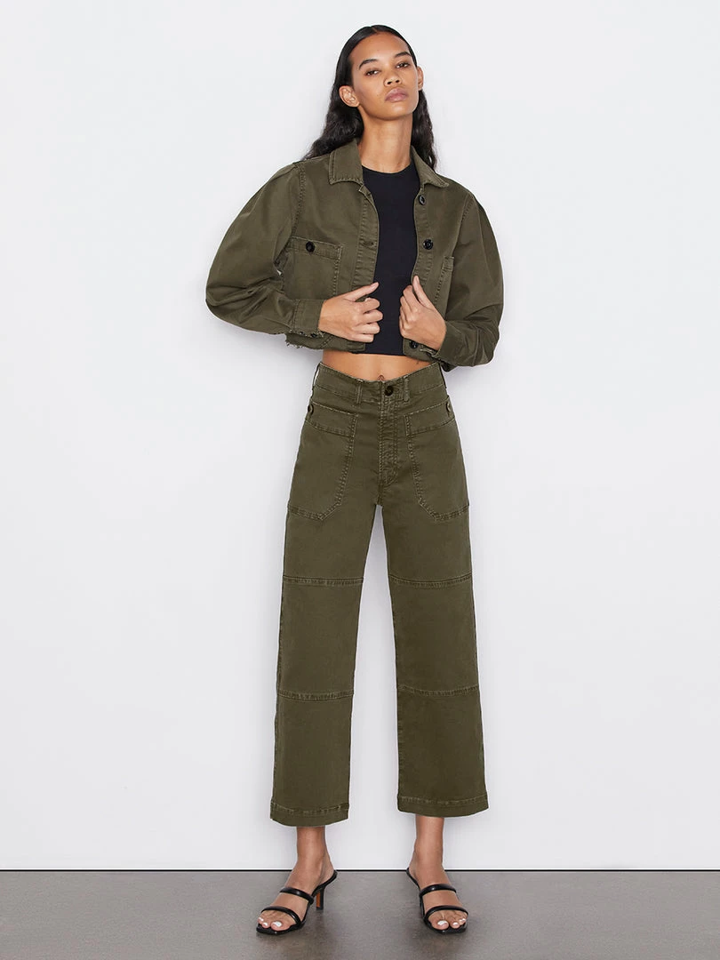 Cheapest ๐งจ Frame-denim ๐ฉ Women Oversized Pocket Utility Pant -- Washed Fatigue ๐ 2 Frame-denim Women Oversized Pocket Utility Pant -- Washed Fatigue