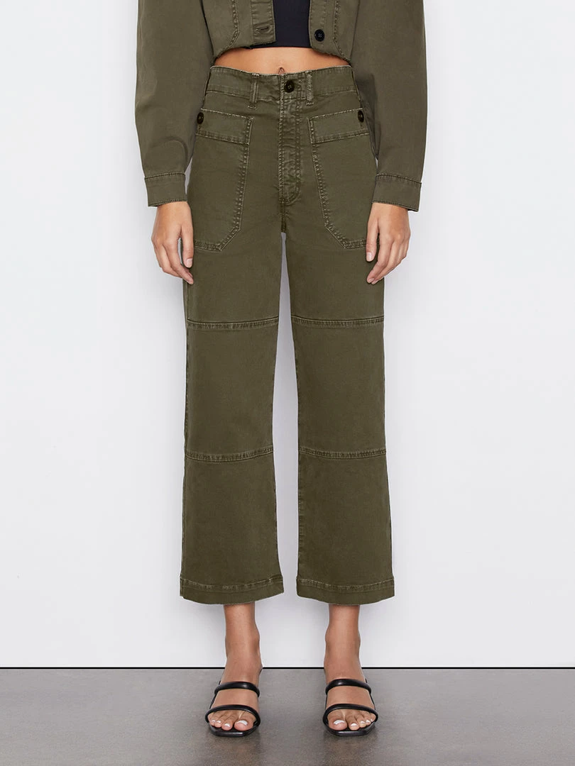 Cheapest ๐งจ Frame-denim ๐ฉ Women Oversized Pocket Utility Pant -- Washed Fatigue ๐ 1 Frame-denim Women Oversized Pocket Utility Pant -- Washed Fatigue