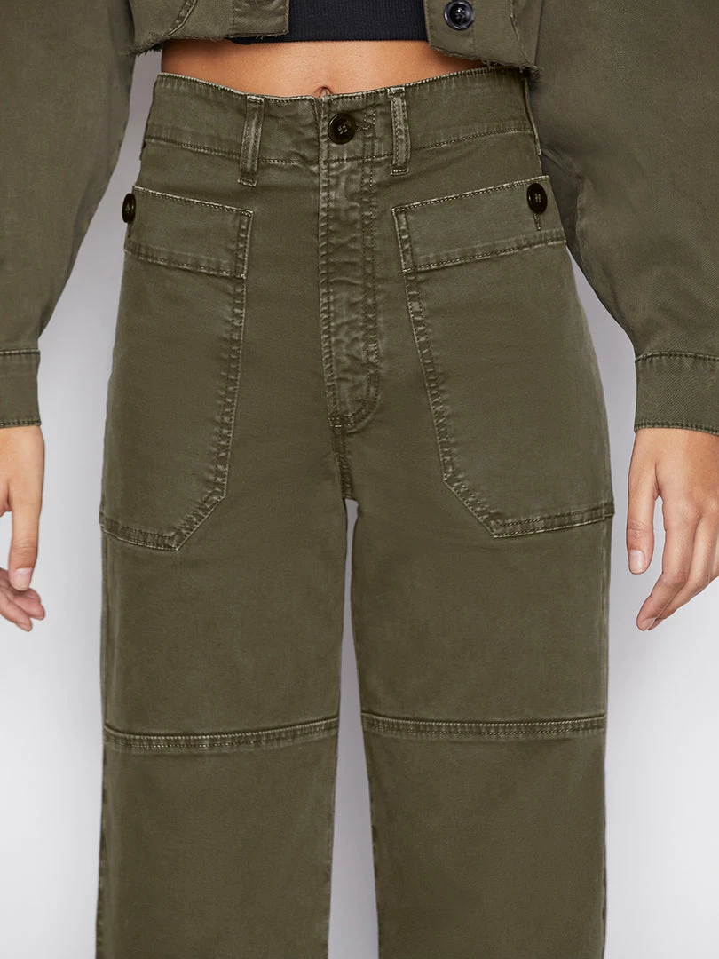 Cheapest ๐งจ Frame-denim ๐ฉ Women Oversized Pocket Utility Pant -- Washed Fatigue ๐ 3 Frame-denim Women Oversized Pocket Utility Pant -- Washed Fatigue
