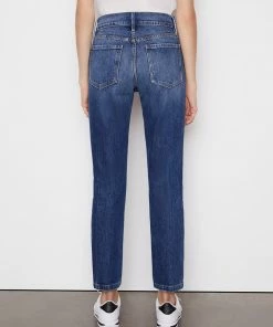 Frame-denim Women Le Sylvie Slender Straight Heritage -- Halston