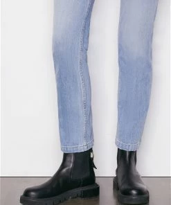 Frame-denim Women Le Sylvie Slender Straight Heritage -- Bianca