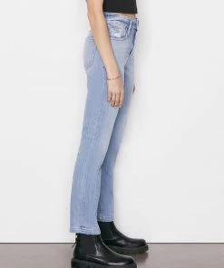 Frame-denim Women Le Sylvie Slender Straight Heritage -- Bianca