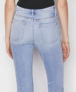 Frame-denim Women Le Sylvie Slender Straight Heritage -- Bianca