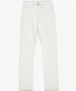 Frame-denim True Straight -- Blanc Women