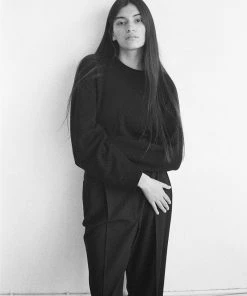 Frame-denim Ilona Perfect Crew Sweater -- Noir Women