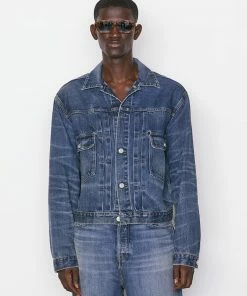 Frame-denim Vintage Trucker Jacket -- Crete